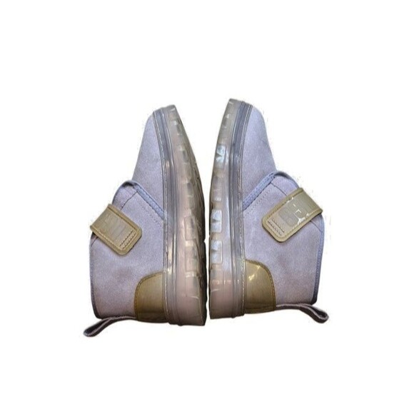 Stylish Women's Purple and Tan Shoes - Picture 4 of 10